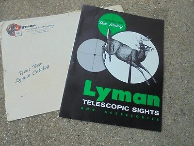 Vintage 1968 Lyman Telescopic Sights and Accessories Catalog