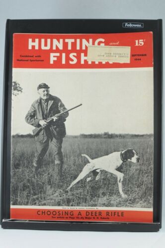 Hunting and Fishing September 1944 VTG Antique Magazine