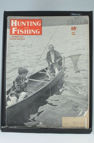 Hunting and Fishing July 1946 VTG Antique Magazine