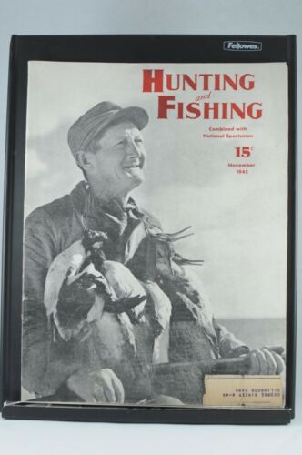 Hunting and Fishing November 1945 VTG Antique Magazine