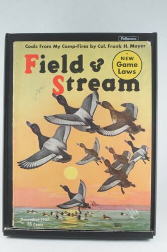 Field & Stream Magazine Dec 1937 VTG Antique