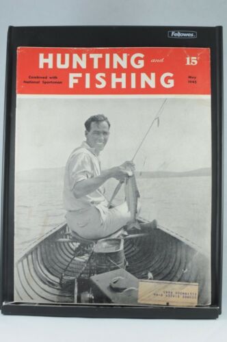 Hunting and Fishing May 1945 VTG Antique Magazine