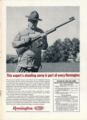 Vintage Magazine Ad - 1963 - Remington - Dan Carroll