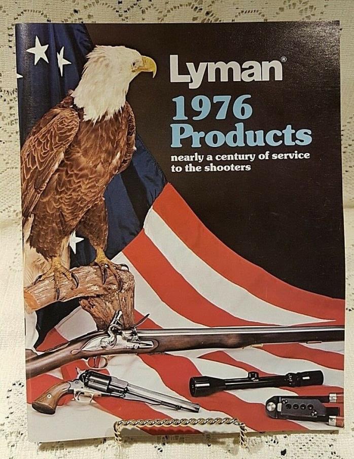 Original Lyman Reloading Catalog w/PRICES Mould Dies 1976-67 PAGES