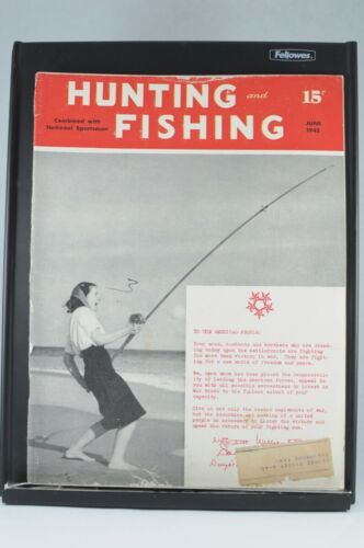 Hunting and Fishing June 1945 VTG Antique Magazine