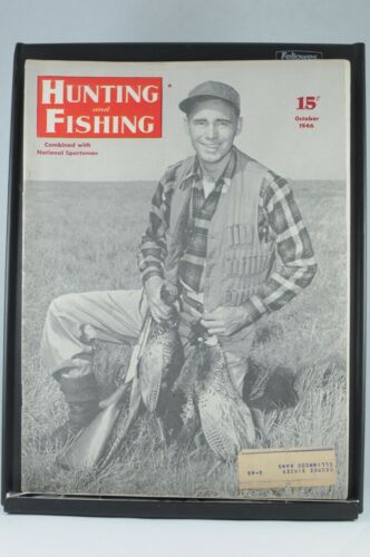 Hunting and Fishing October 1946 VTG Antique Magazine