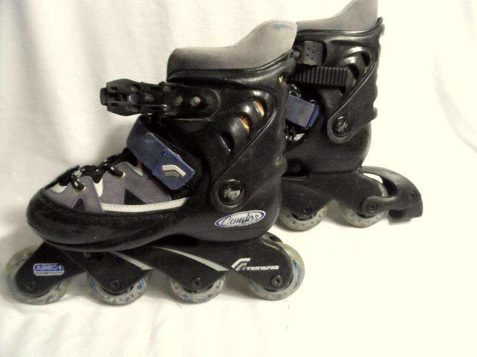 CONDOR Forward Inline Skates ROLLERBLADES Youth 1-4 adjustable ABEC-1 technology