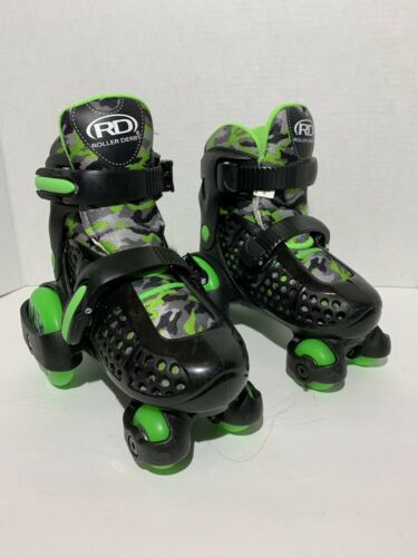 Roller Derby Adjustable Roller Skate Multi Size Medium Camo 11-2 Kids