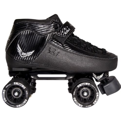 *NEW* Mota Skates Black MAGIC Roller Skate Savage Package Size 5-5.5