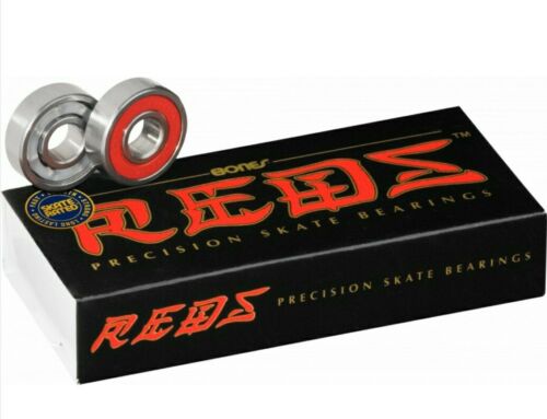 New Bones Reds Bearings 8mm  (608) Pack of 16 Roller Skate Bearing
