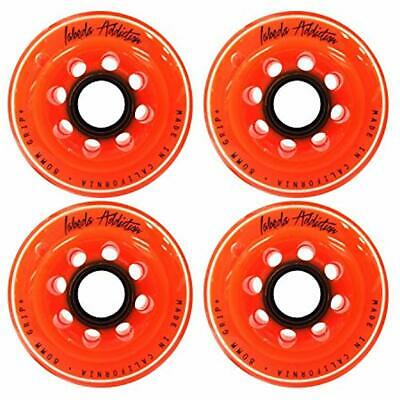 Inline Wheels Roller Hockey Skate Addiction Orange 76mm SET OF 4 Sports 