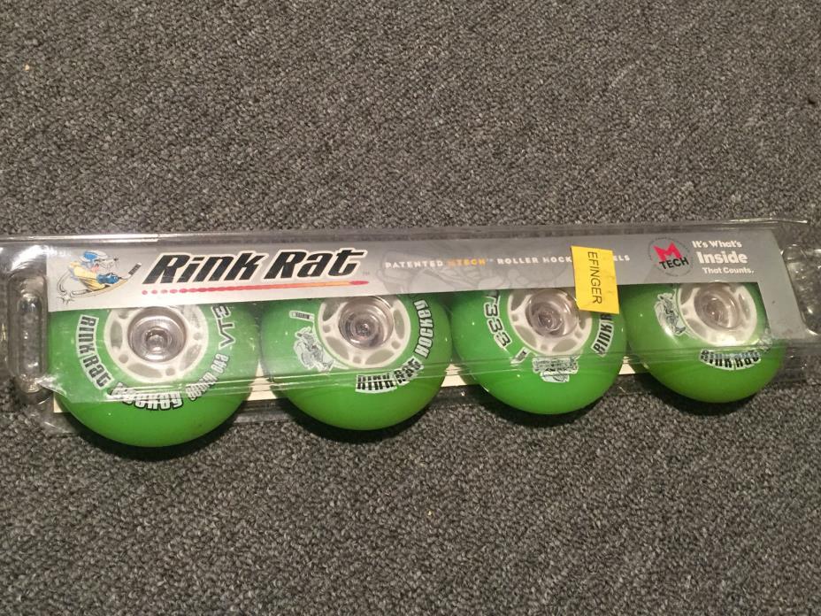 Rink Rat Roller Hockey Wheels 80mm 84a VT-333 4 Wheels NEW MTech