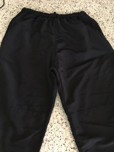 JWOD Skilcraft Black Military IPFU Sweatpants Size M /Drawstring And Zippers