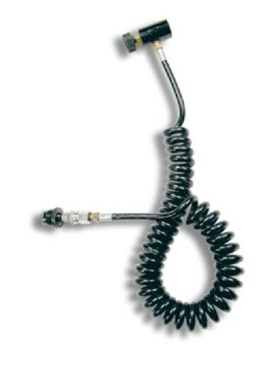 New Tippmann Paintball Deluxe Remote Coil Line Hose w/ Quick Disconnect