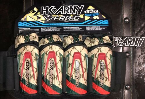 New HK Army Zero G 4+3+4 Paintball Pod Harness / Pack - HH Tan