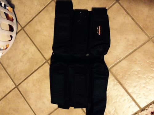 PMI  Paintball Harness Black Holds 6 Pods Horizontal 1 Vertical Paintball Belt
