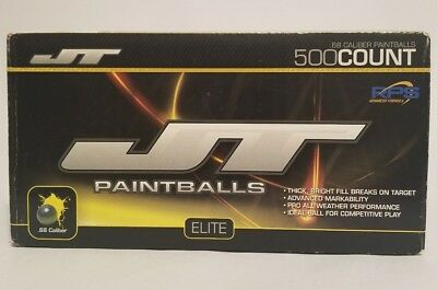 Paintballs .68 Caliber 500 Count competition grade JT RPS Advanced Formula green