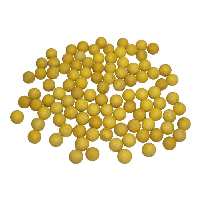 100 Reusable Foam Rubber 68 cal Z Balls Practice Target Paintballs USED! DIRTY!