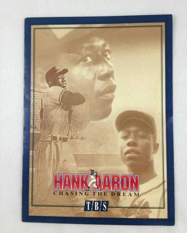 1995 Hank Aaron, Atlanta Braves Chasing the Dream TBS World Premiere Invitation