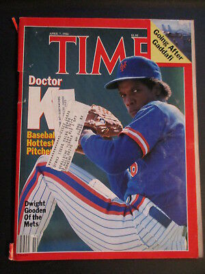 DOC GOODEN APRIL 7, 1986 TIME MAGAZINE NEW YORK METS