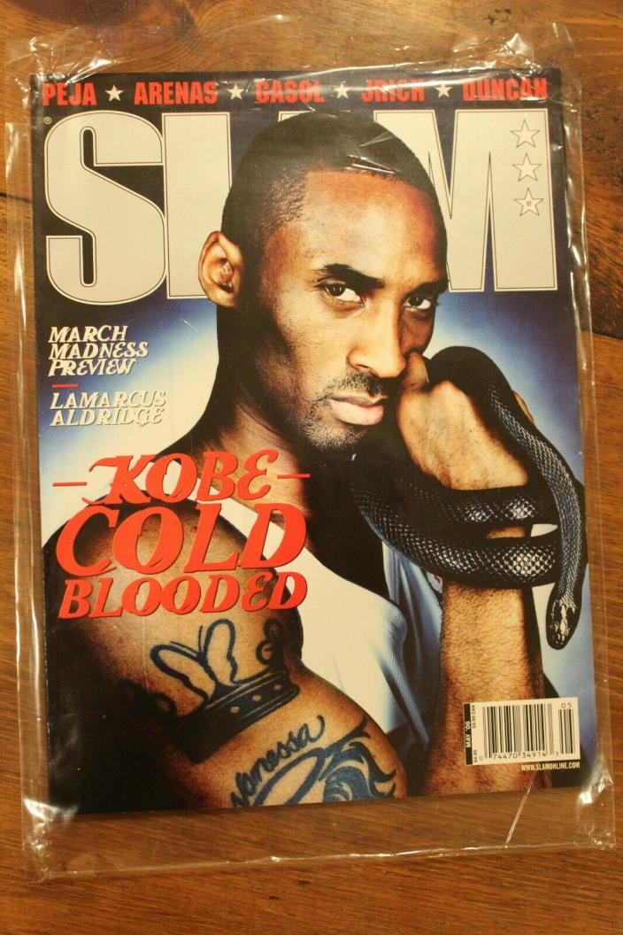 SLAM Magazine-March Madness Preview May 2006-Kobe-Cold Blooded-Lamarcus Aldridge