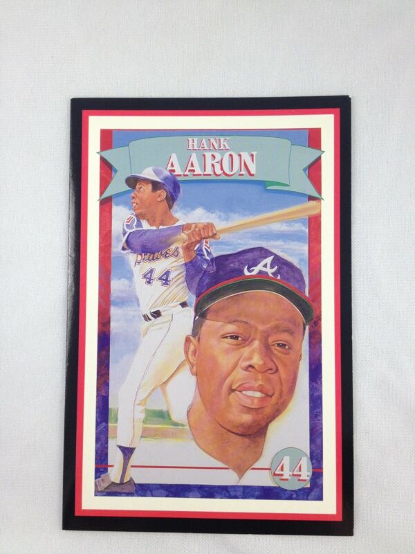 1992 Hank Aaron, Atlanta Braves NSCC Promotional Pamphlet