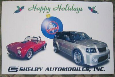 Carroll Shelby Automobiles 2005 Christmas Card GT GTH Mustang GT500 Cobra Ford