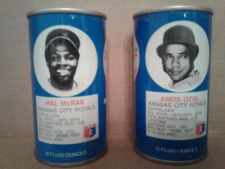 RC Cola MLB Kansas City Royals Hal McRae Amos Otis