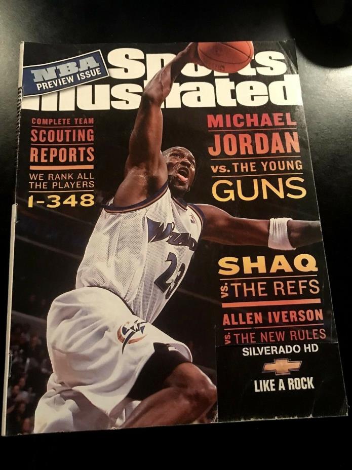 Michael Jordan December 2001 Sports Illustrated Magazine NBA Preview SHAQ Kobe