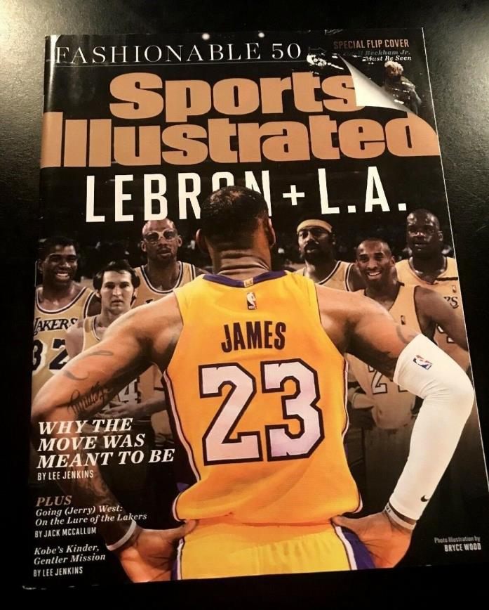 LeBron James Lakers Odell Beckham Jr 2018 Sports Illustrated Magazine Fashion 50