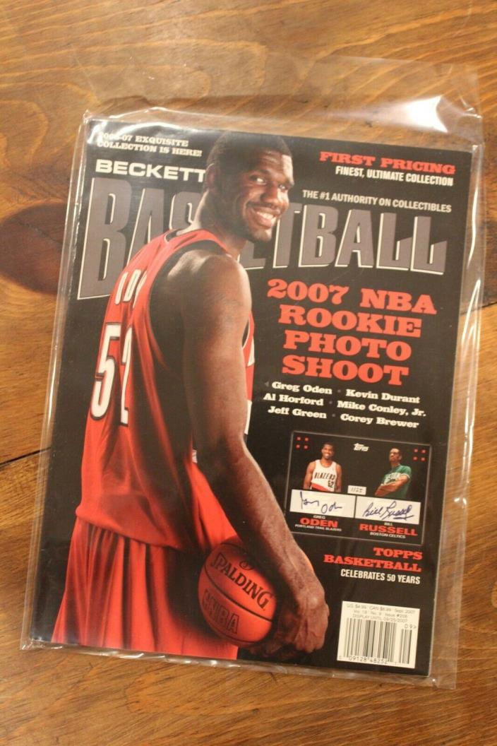 Beckett Basketball Magazine-2007 NBA Rookie Photo Shoot - Greg Odom-Trailblazers