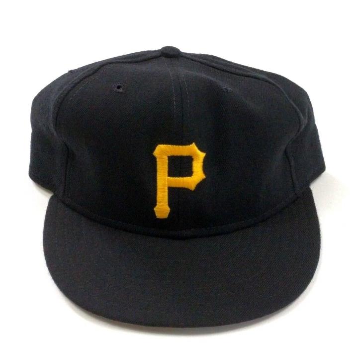Vintage Pittsburgh Pirates Baseball Cap Size 7 1/4 New Era MLB Pro Made in USA