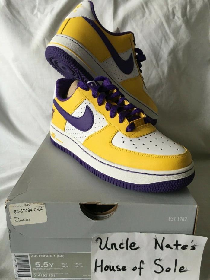 Nike Air Force 1 Kobe Bryant (GS), Size 5.5Y, DS