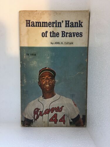 VTG HAMMERIN' HANK OF THE BRAVES BY JOEL H. COHEN PB BOOK 1973 5th PRINTING