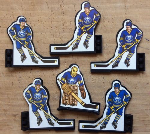 Original Coleco Table Hockey Players 1980's Buffalo Sabres