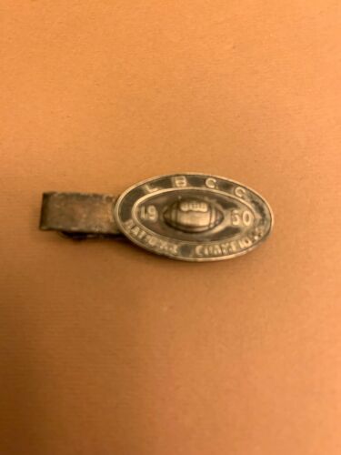 Long Beach Community Collage Football Championship Sterling Silver Tie Clip 1960