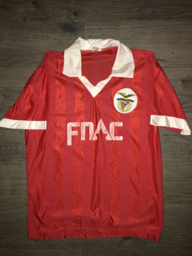 1989-91 Rare Vintage Retro SL Benfica Shirt Size 6 Small