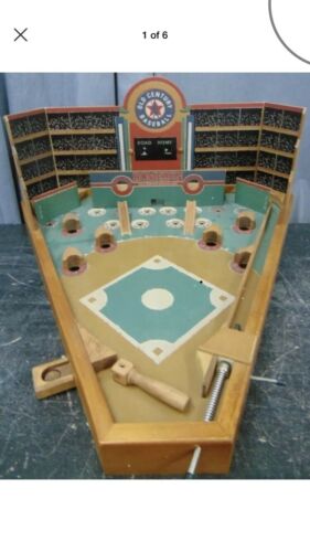 Old Century Coffee Table Games Baseball Brand new still in plastic solid wood