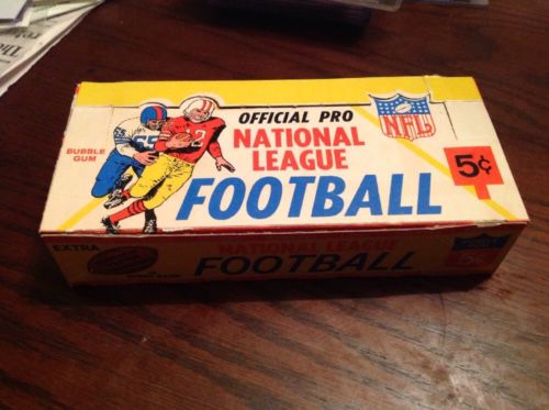 1964 FLEER ARCHIVE 5 CENTS NFL DISPLAY BOX NATIONAL FOOTBALL LEAGUE WAX PACK