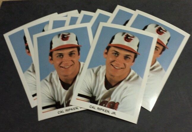Cal Ripken Baltimore Orioles lot (10) vintage Baseball Postcards Free Shipping