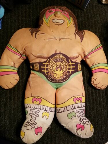 Vintage WWF WWE Wrestling Buddy Pillow Ultimate Warrior