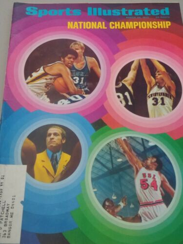 Sports Illustrated March 20 1972 -  NCAA Final Four Cover Vintage Magazine EUC