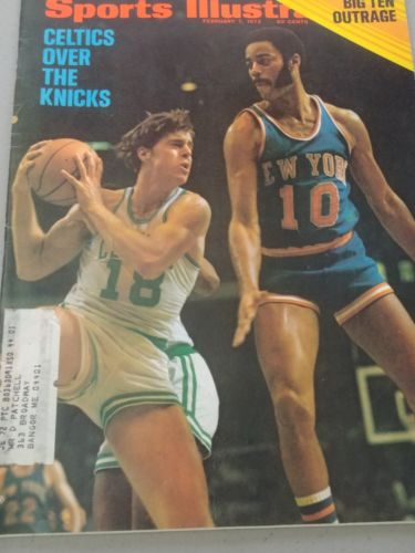 Sports Illustrated February 7 1972 Vintage Magazine Celtic Over The Knicks Cov
