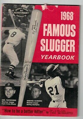 1968 Famous Slugger Yearbook by makers of Louisille Slugger Bats