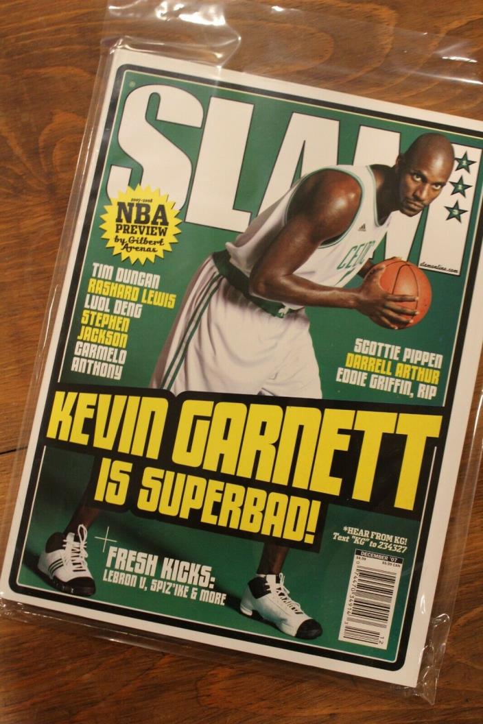 SLAM Magazine-Kevin Garnett-Boston Celtics-Scottie Pippen-Tim Duncan-Luol Deng