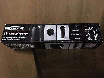 Lifetime 3.5” In Ground Sleeve For Basketball Pole, Model 0023, New in Box