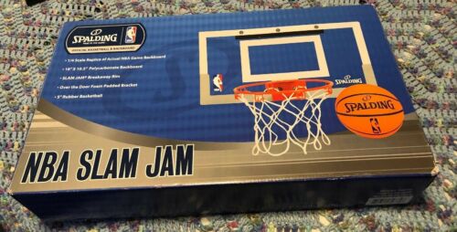 Spalding NBA Slam Jam Over-The-Door Mini Hoop with 5