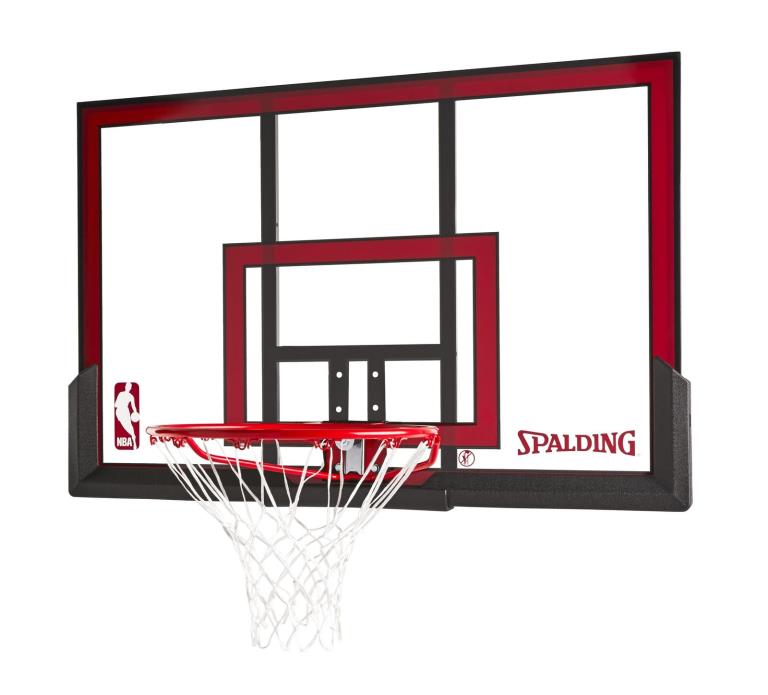 Backboard Rim Combo Basketball Hoop New Inch Shatterproof Outdoor Wall Net Mount