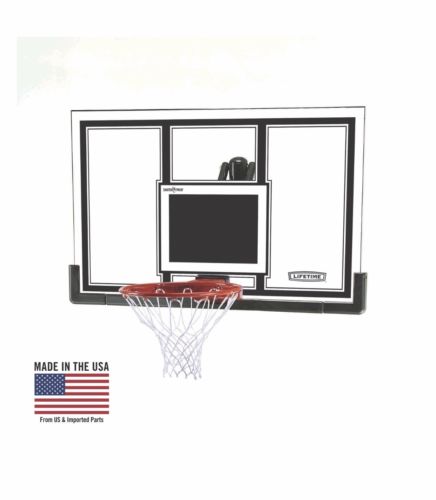 Lifetime 71526 54” Shatterproof Backboard and Rim Combo