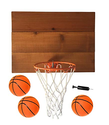 Planter Pros Indoor Basketball Wood Backboard, for Wall Made with American 9?...